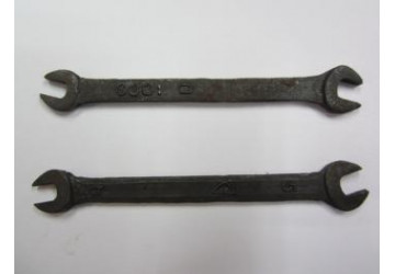 Ключ рожковый,  4х5 мм, D, Хим.Окс., 7811-0001, ГОСТ 2839-80