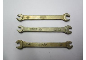 Ключ рожковый,  4х5 мм, D, Ц15.хр., 7811-0001, ГОСТ 2839-80